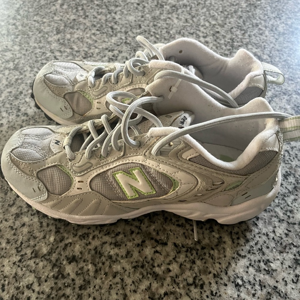 New Balance Gray Sneakers Chunky Supportive Design